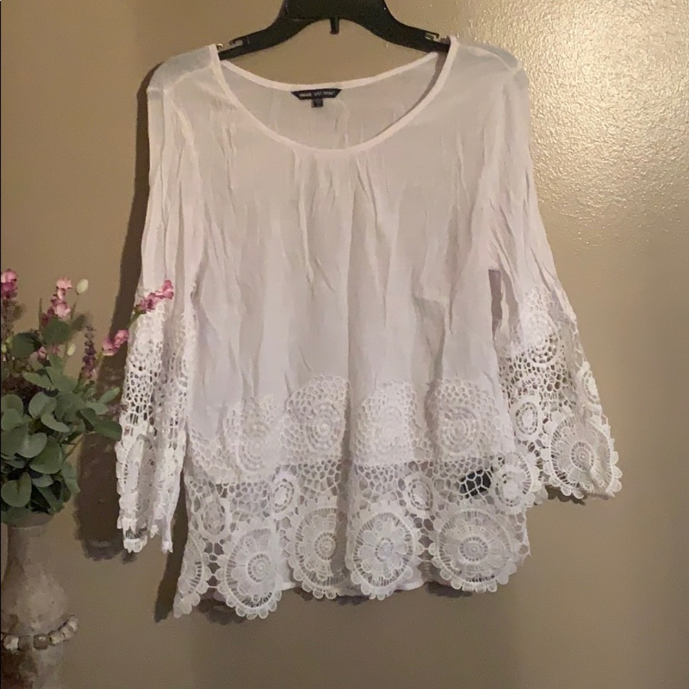 ☀️Beautiful crocheted blouse!
